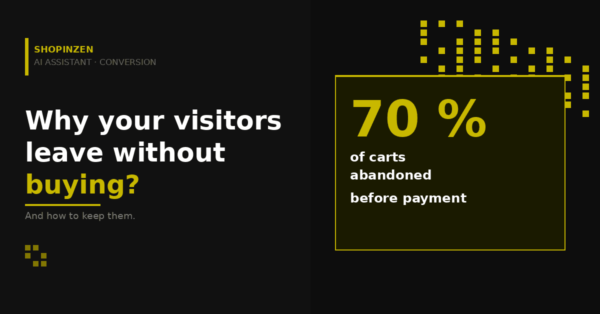 Why your visitors leave without buying?
